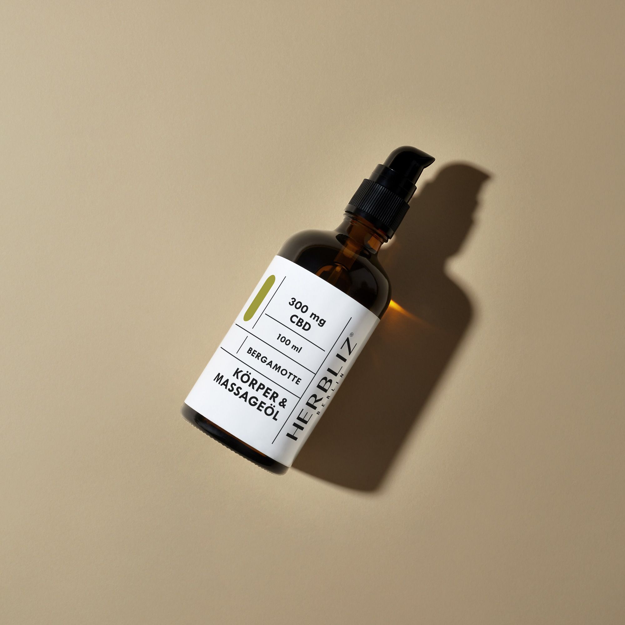 HERBLIZ Bergamotte CBD Massageöl