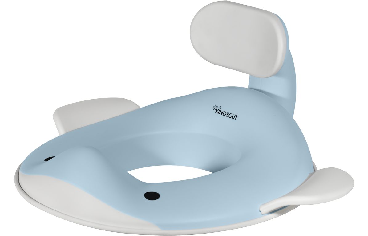 Kindsgut Toilettenaufsatz Wal Hellblau