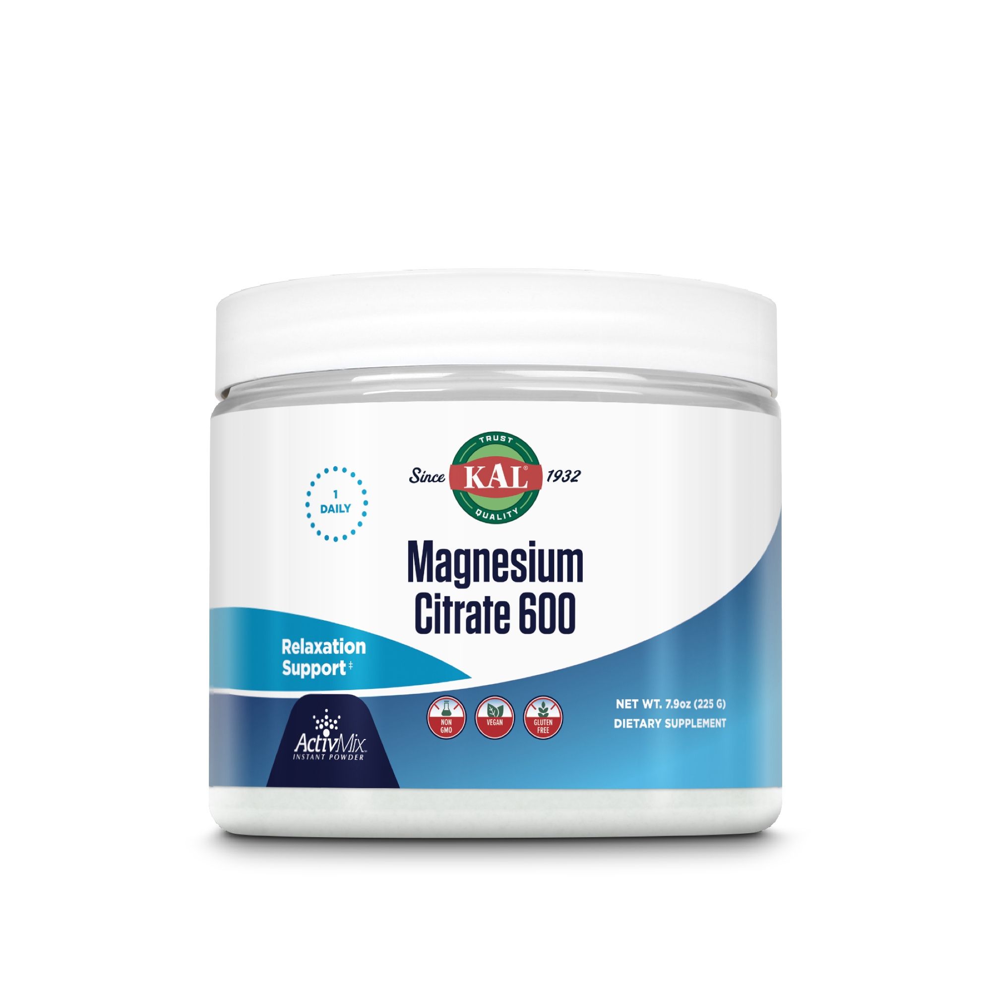 KAL Magnesium Citrat 600 mg Crystal-Magnesium 225 g Pulver