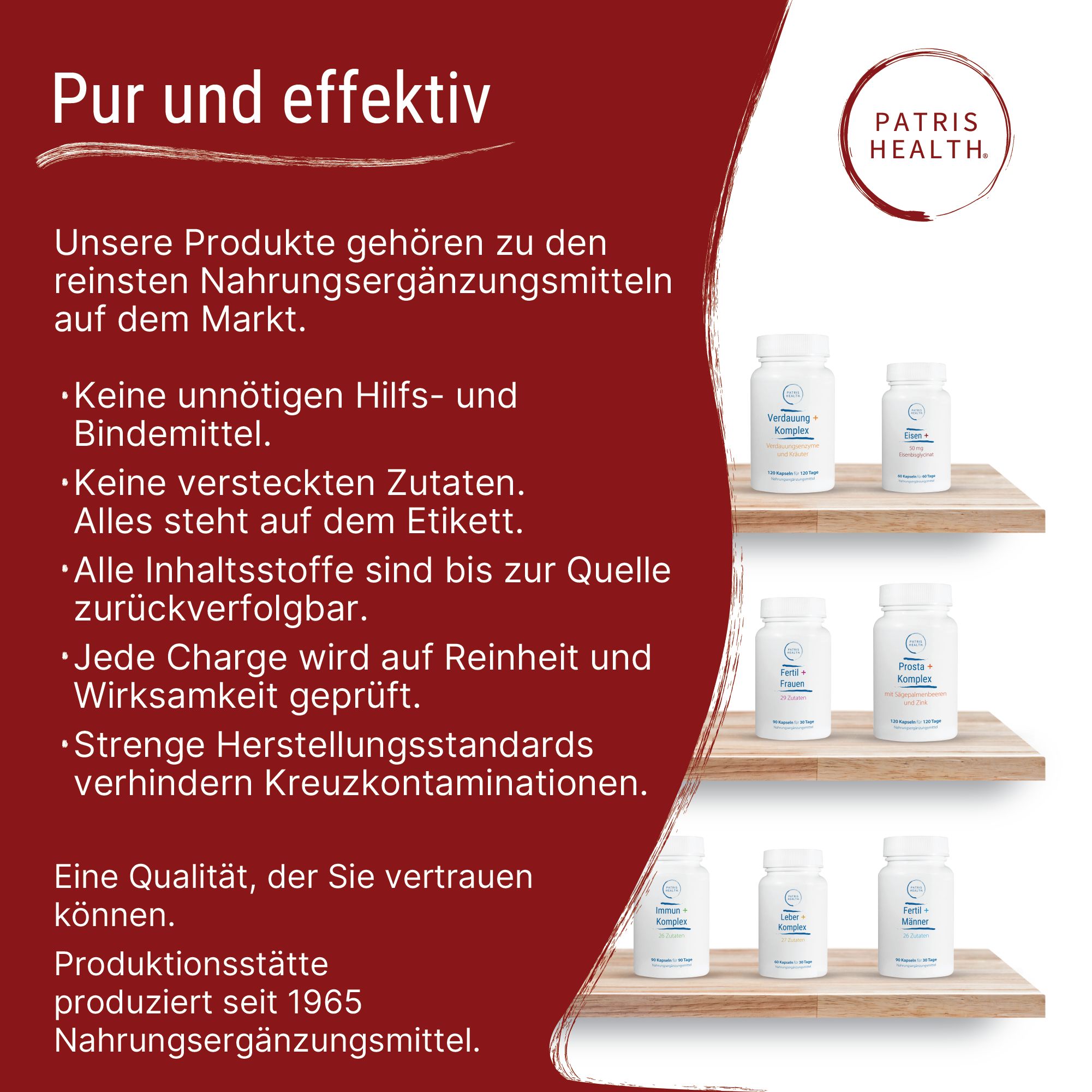 Patris Health® Eisen+ 50 mg