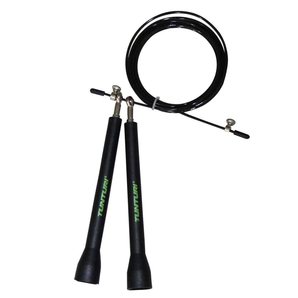 Tunturi Springseil – Schweres, Einstellbares Fitness-Seil, 280 Cm, Mit Zusatzgewichten