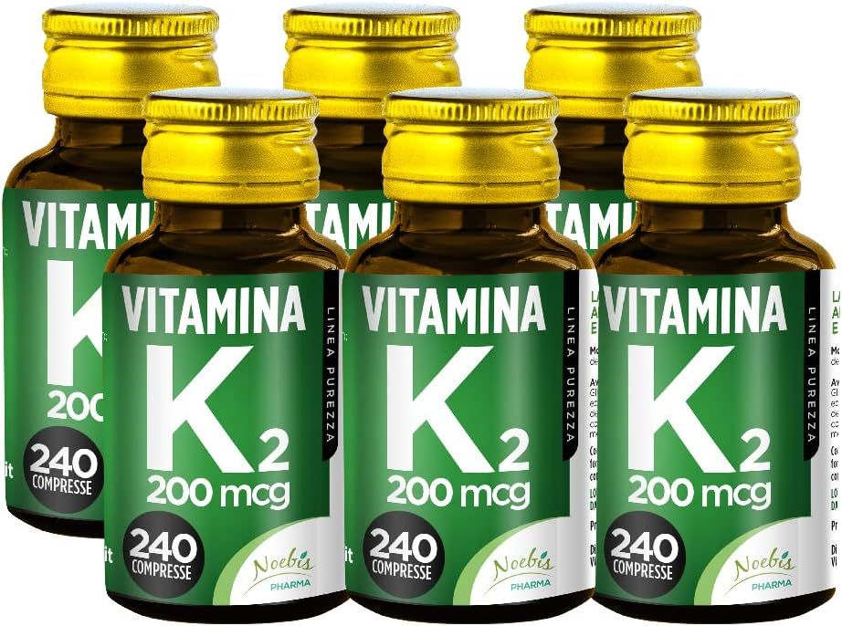 Noebis Pharma Vitamina K2 MK-7 – 200 µg – 240 Compresse