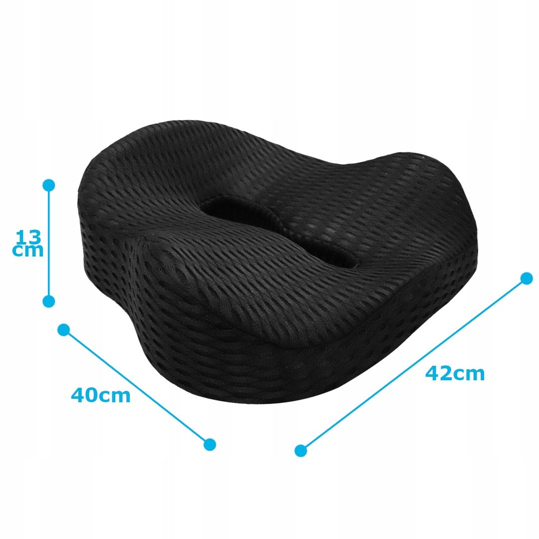 Medi Sleep Orthopädisches Sitzkissen Schwarz-Grau