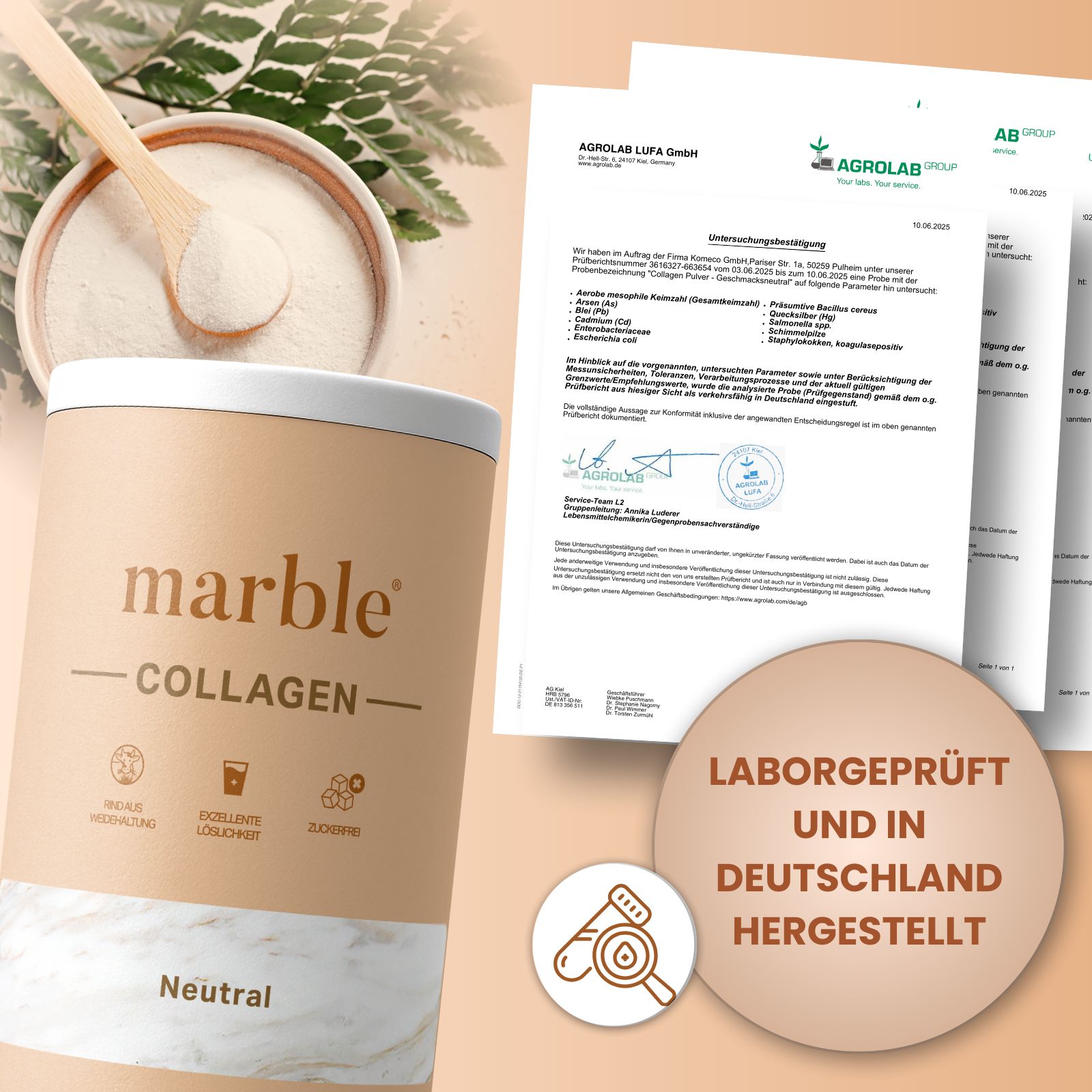 marble Collagen – Neutral | 100 % Reines Kollagenhydrolysat