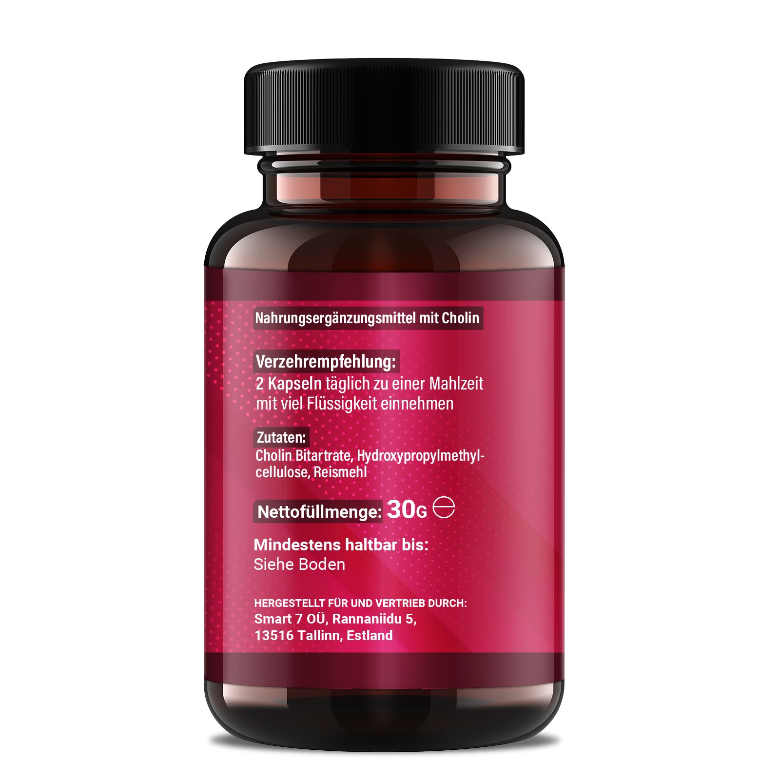 Saint Nutrition® | Cholin Bitartrat | Appetitzügler hochdosiert