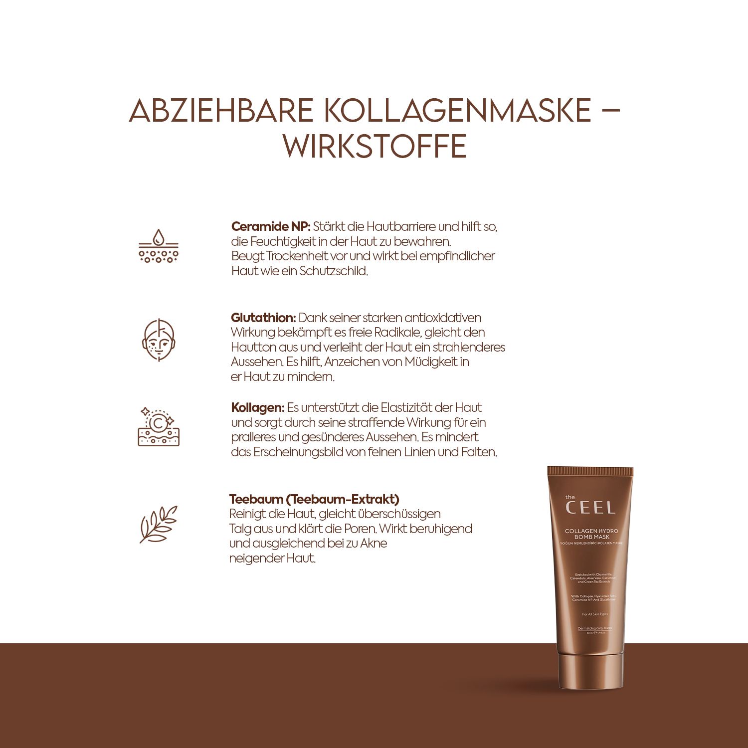 THE CEEL Peel-off Kollagen Maske