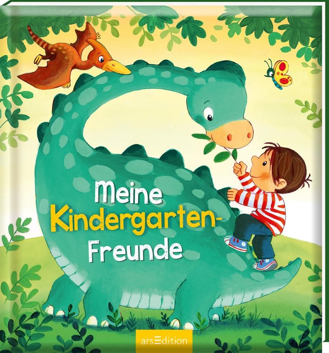 Meine Kindergarten-Freunde (Dinosaurier) Eintragbuch 20 x 21,5 cm