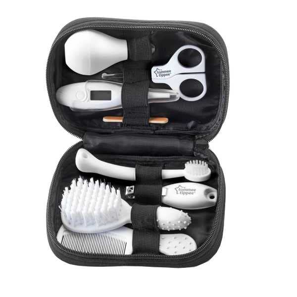 Tommee Tippee Closer to Nature Babypflegeset mit 9 Gesundheits- und Pflegezubehör und Tragetasche