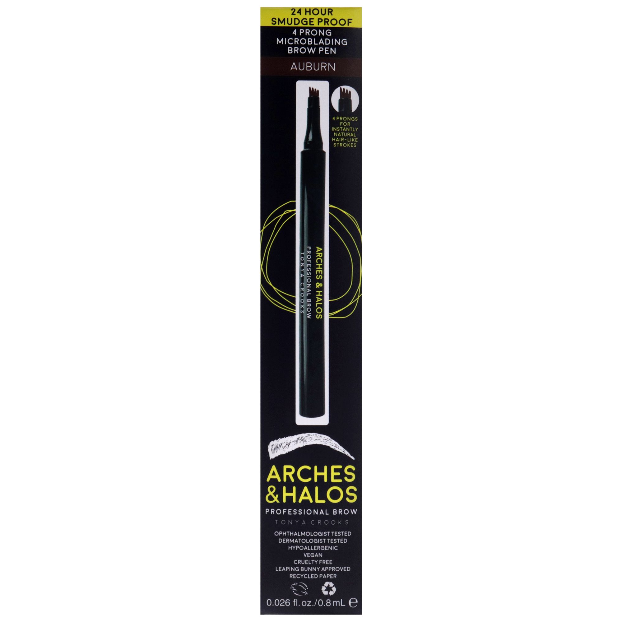 4 Prong Microblading Augenbrauenstift - Auburn von Arches and Halos