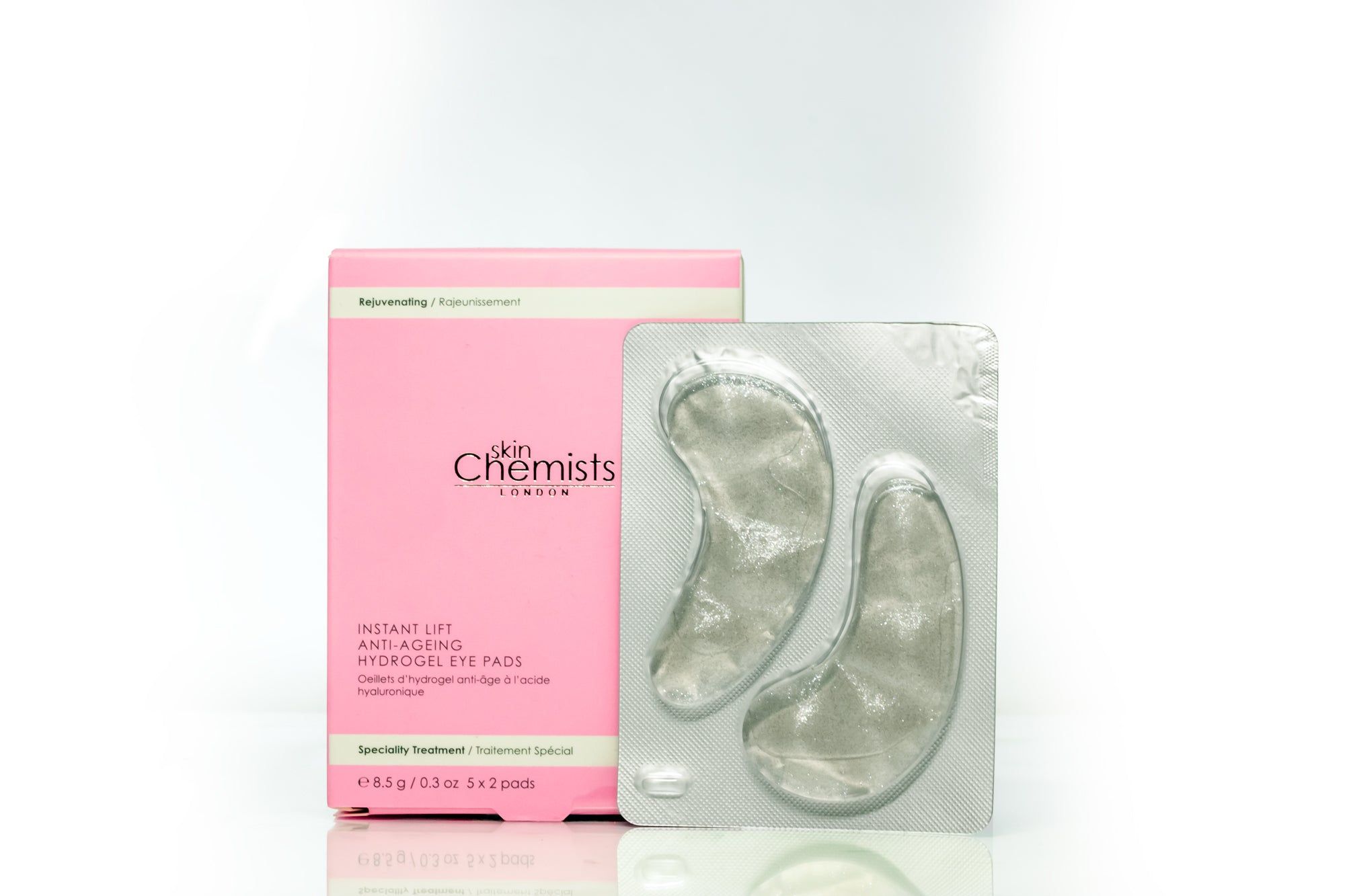 skinChemists INSTANT LIFT ANTI-AGEING HYDROGEL AUGENPADS.