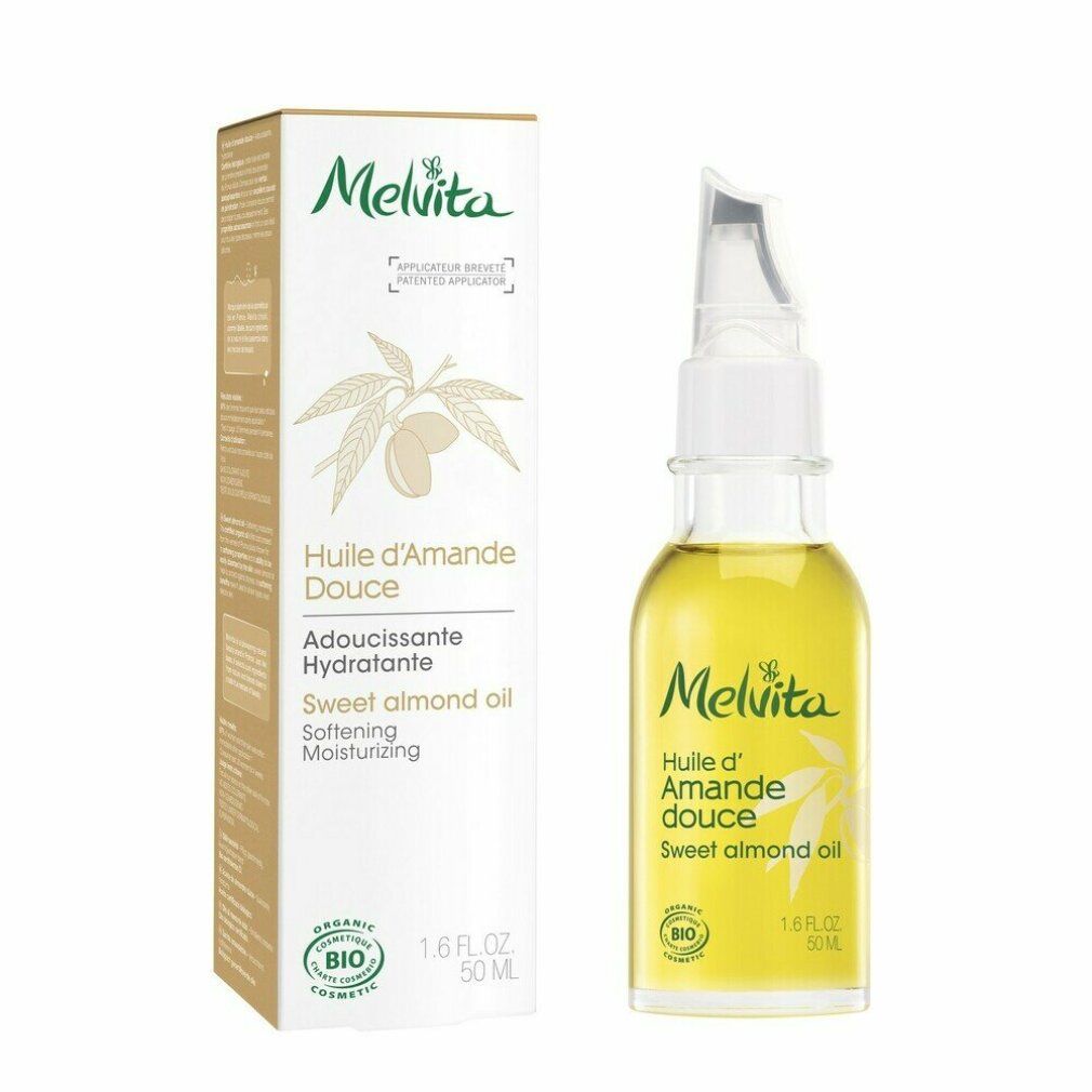 Melvita Bio-Süßmandelöl 50 ml, 99,5% rein ml Öl