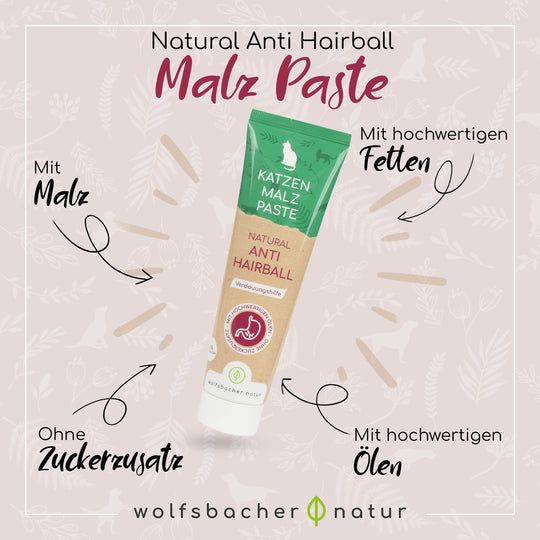 Wolfsbacher Natur Haarball Paste 100 g