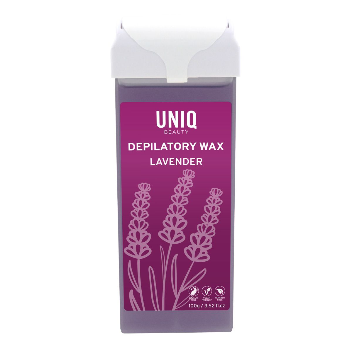 UNIQ BEAUTY Depilatory Wax Lavendel, 100g.