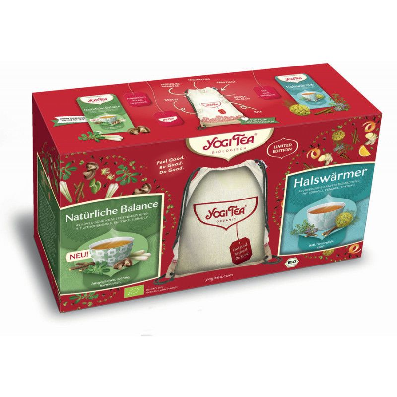 Yogi Tea - Tee-Geschenkset mit Jute-Rucksack