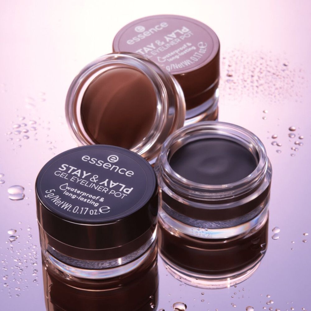 Essence - Eyeliner Gel Pot Stay & Play