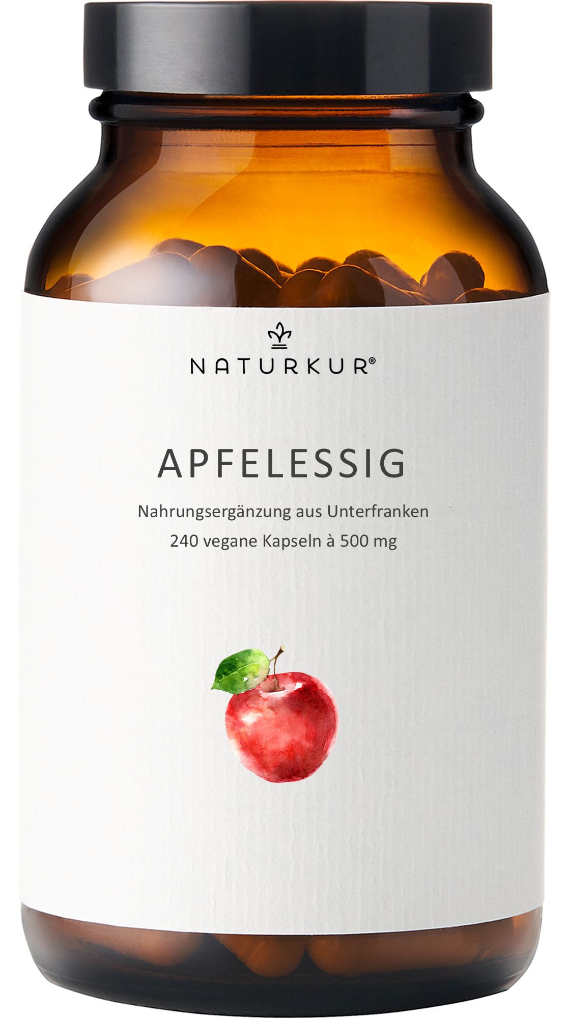 Naturkur® Apfelessig 240 kg Hartkapseln