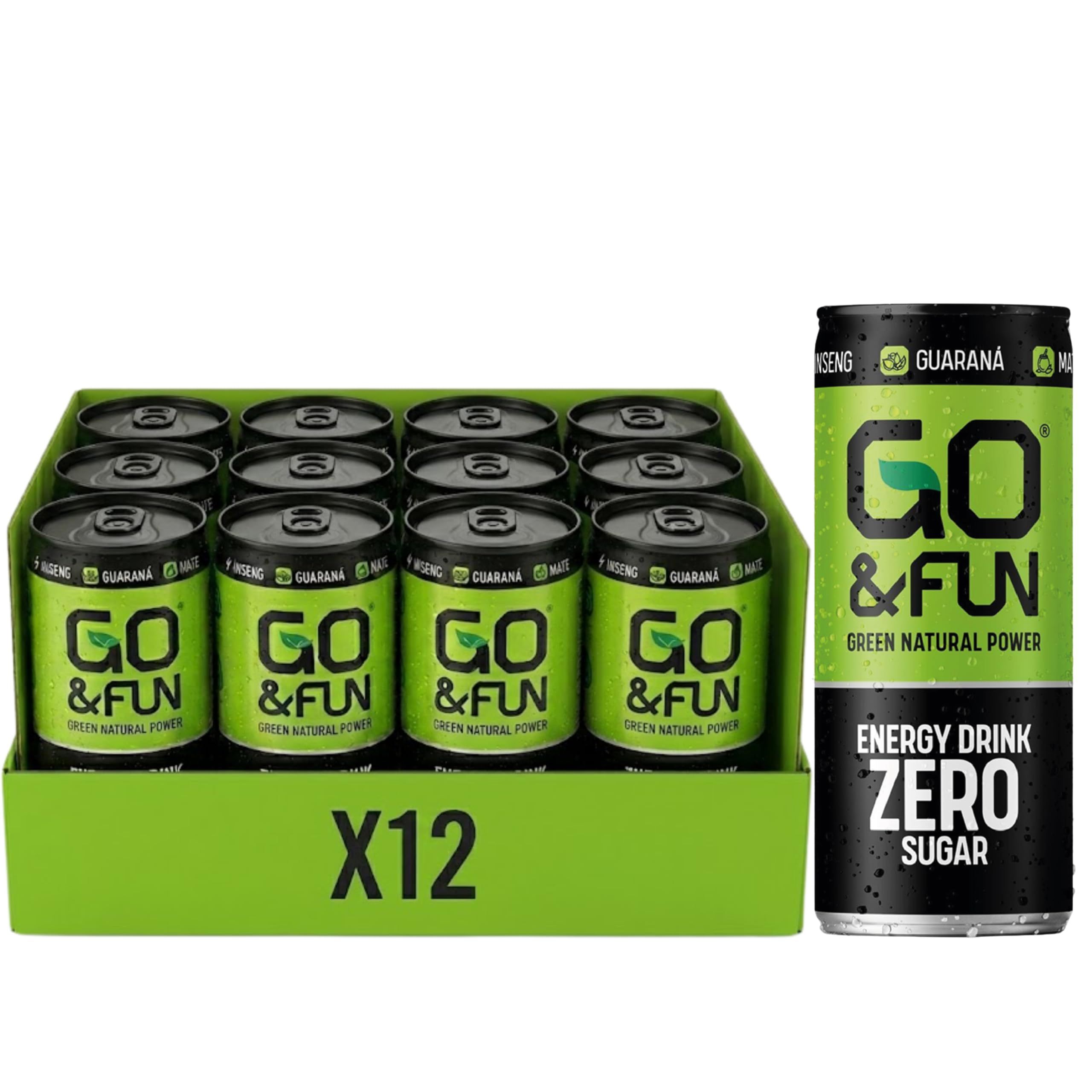 Go&Fun Green Energy Drink Zero Sugar