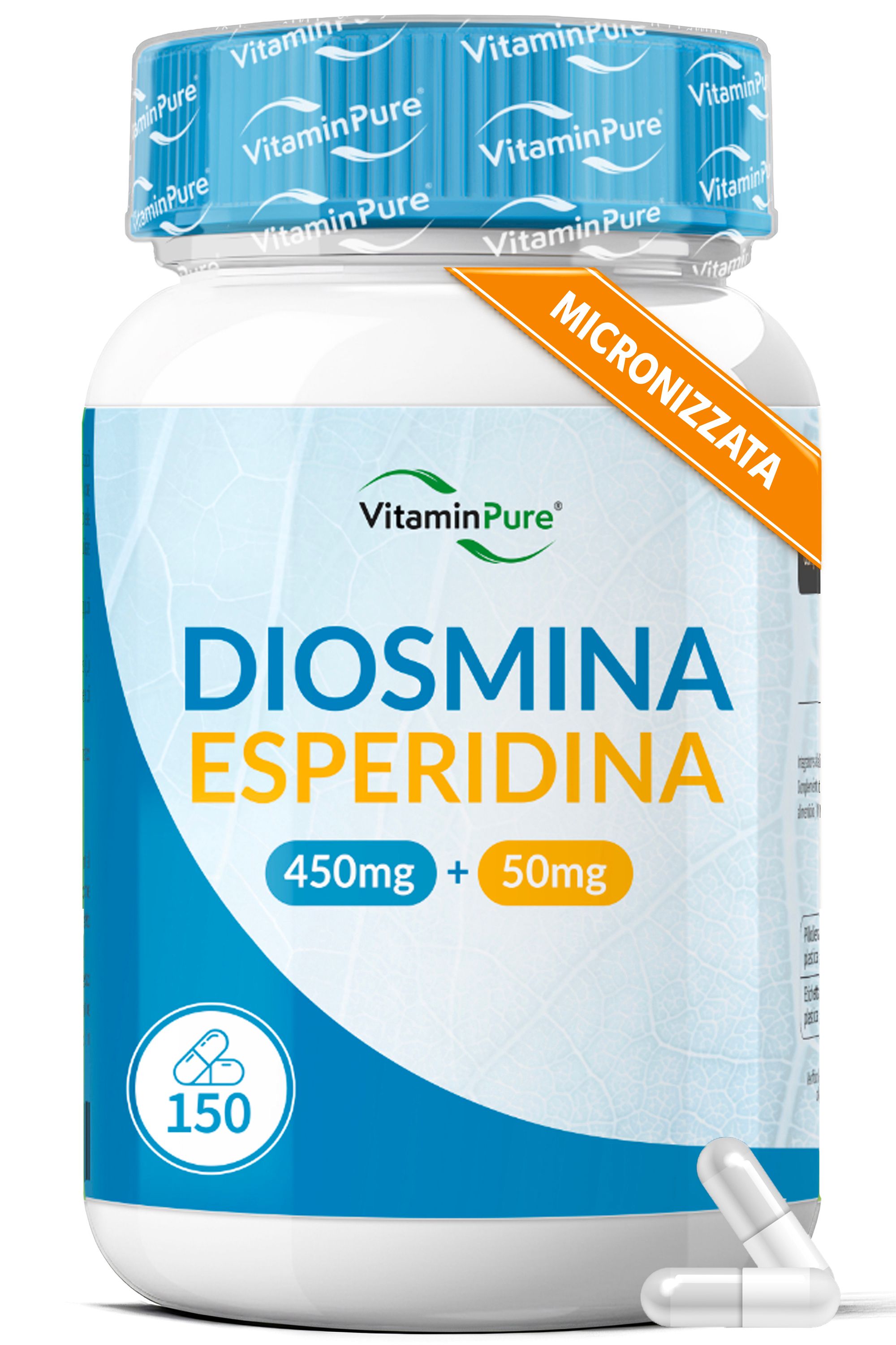 Diosmina Esperidina per Microcircolo e Circolazione Venosa, VitaminPure®