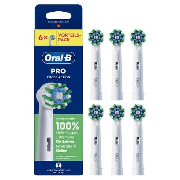 Oral-B Pro CrossAction Aufsteckbürsten 6 St