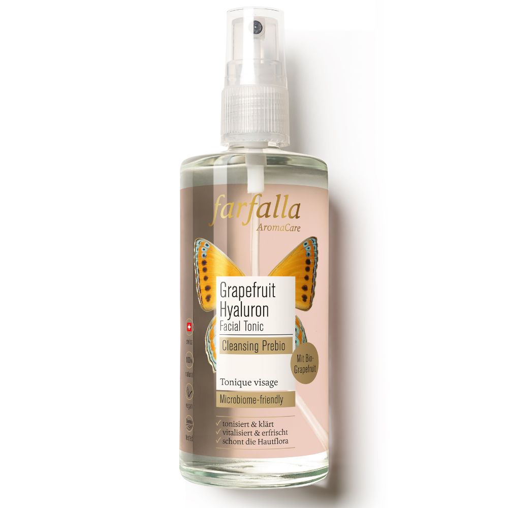 Farfalla Grapefruit Hyaluron Gesichtstoner Cleansing Prebio 100 ml Spray