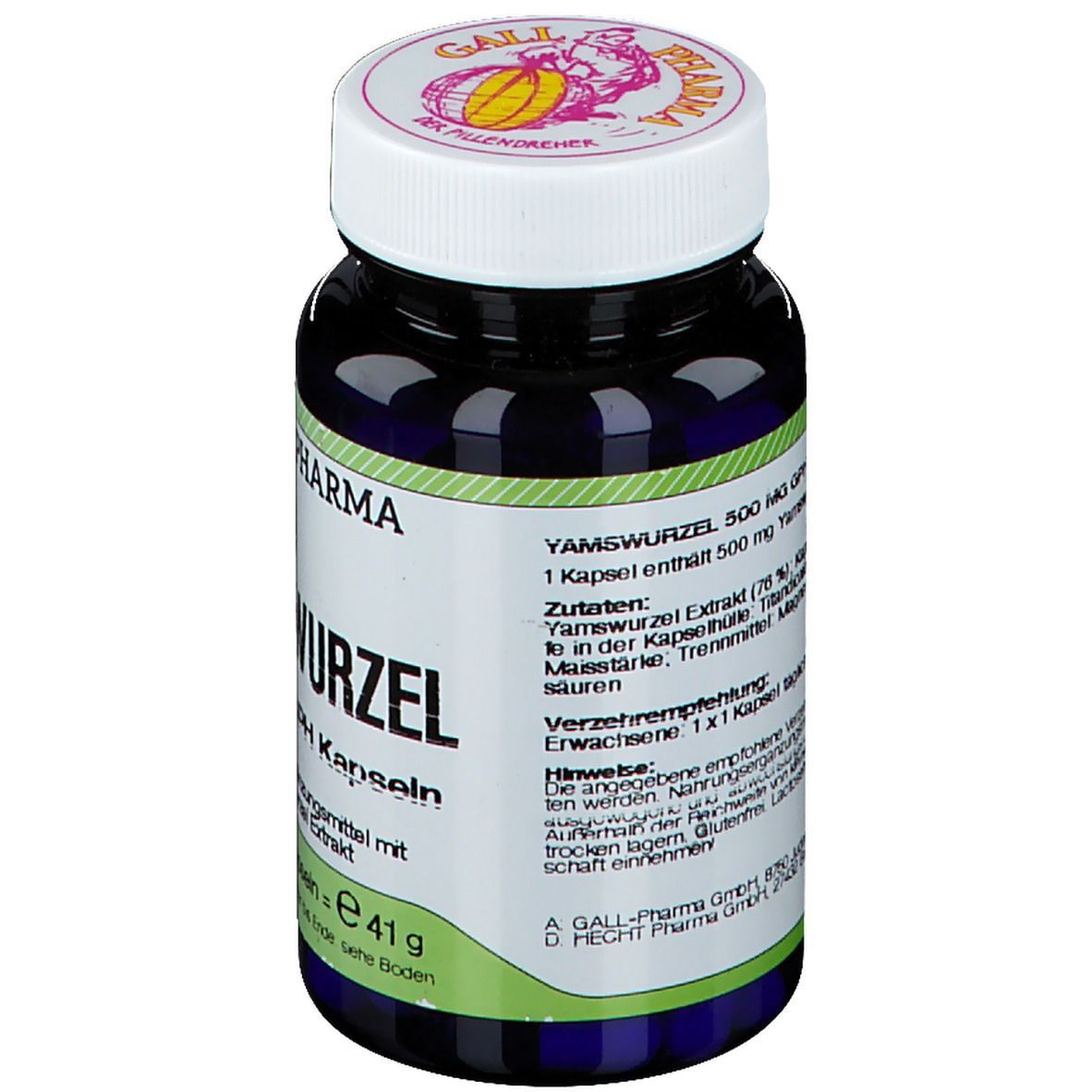 GALL PHARMA Yamswurzel 500 mg GPH Kapseln