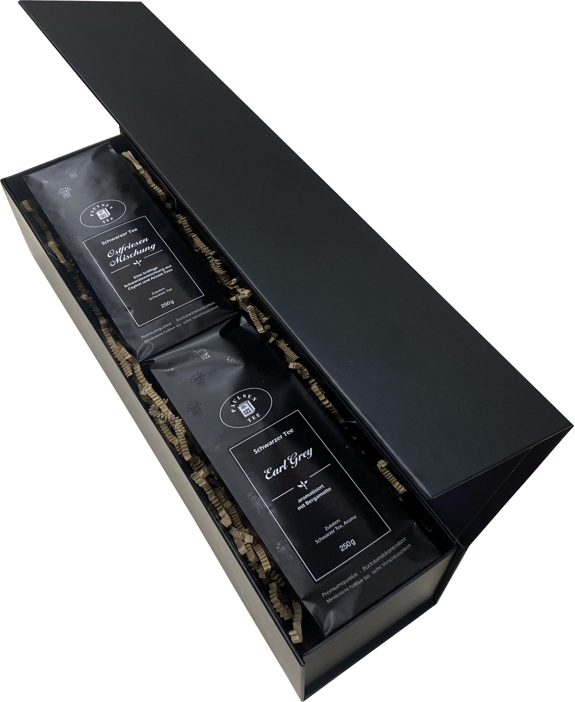 Paulsen Geschenkkarton mit Earl Grey und Ostfriesenmischung