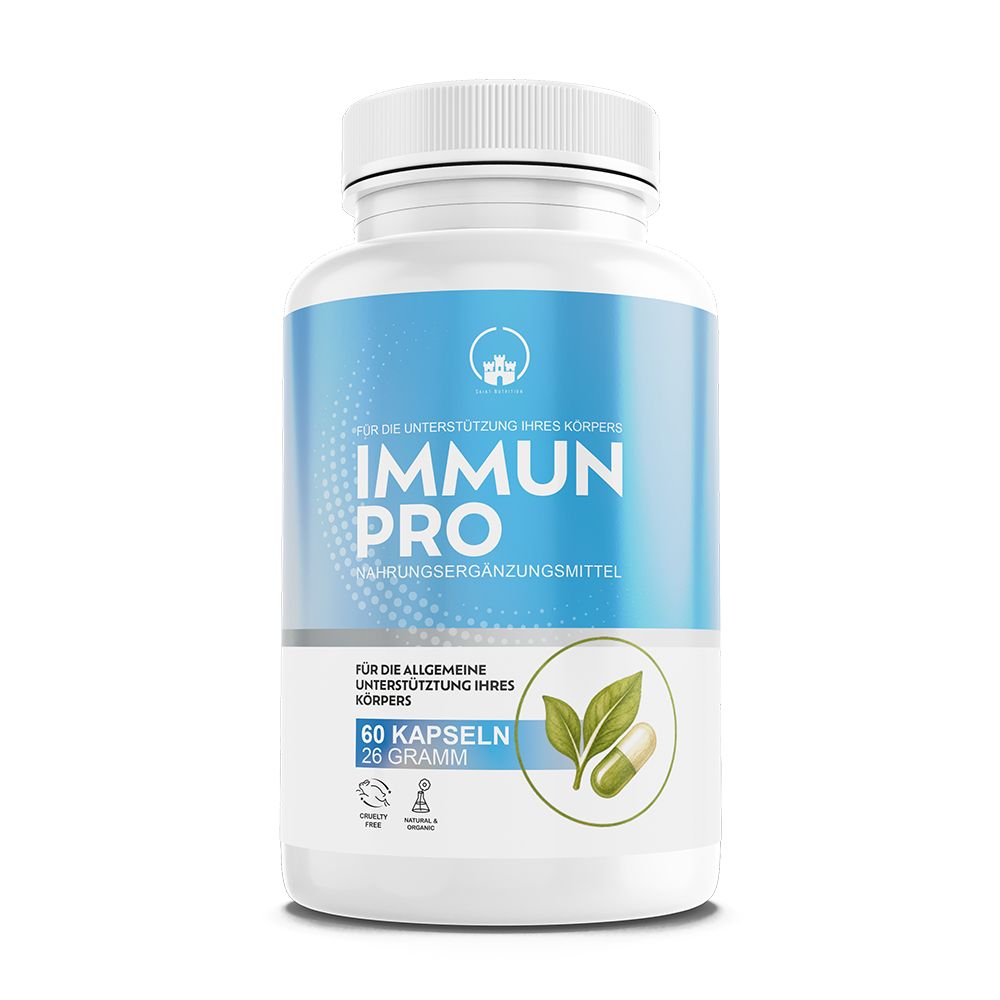 Saint Nutrition® Immun Pro | Folsäure & Mineralstoffe für Immunsystem, 200 µg Vitaminreich C, D 1 St Kapseln