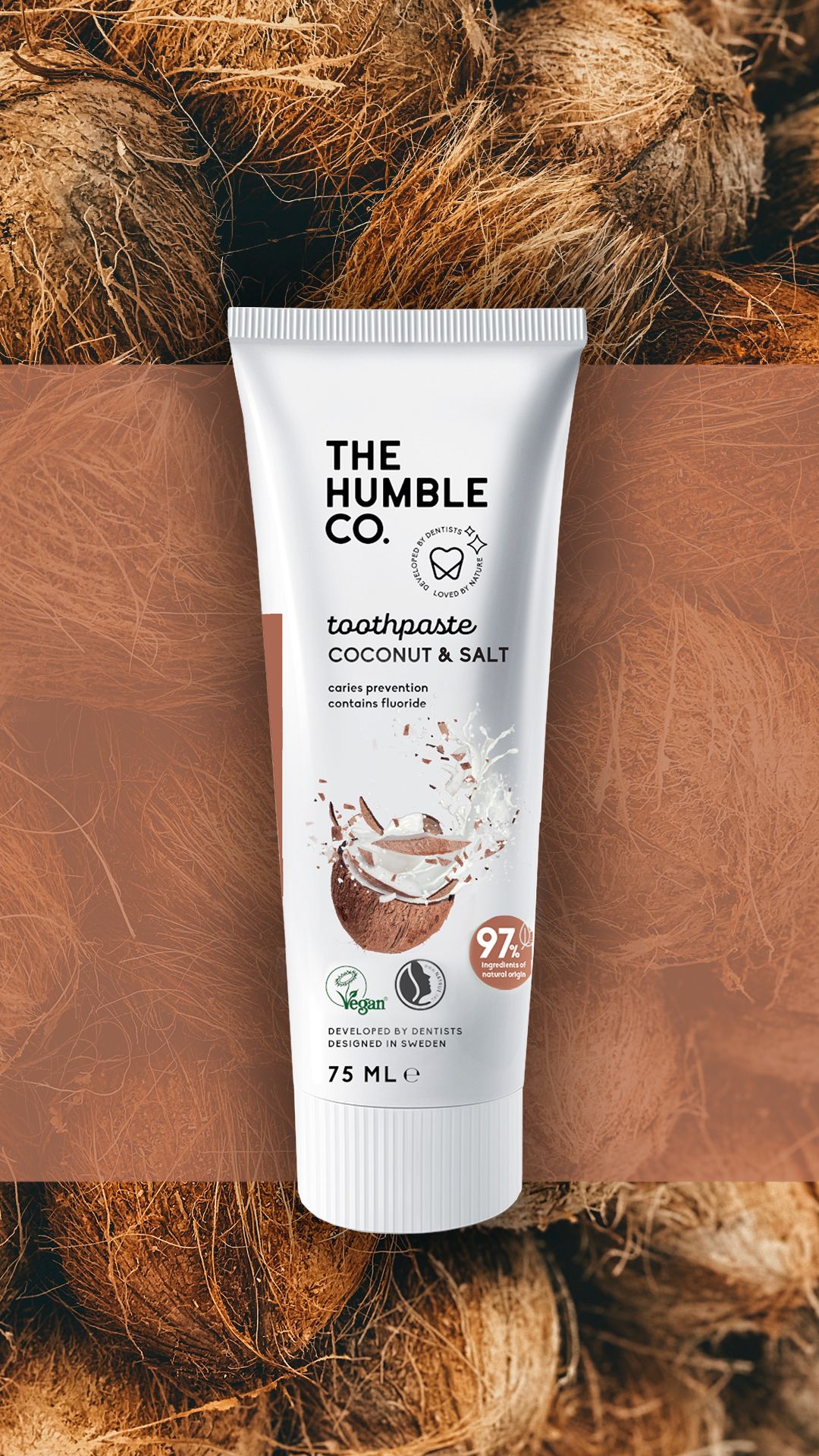 The Humble Co. Natürliche Zahnpasta Coconut & Seasalt