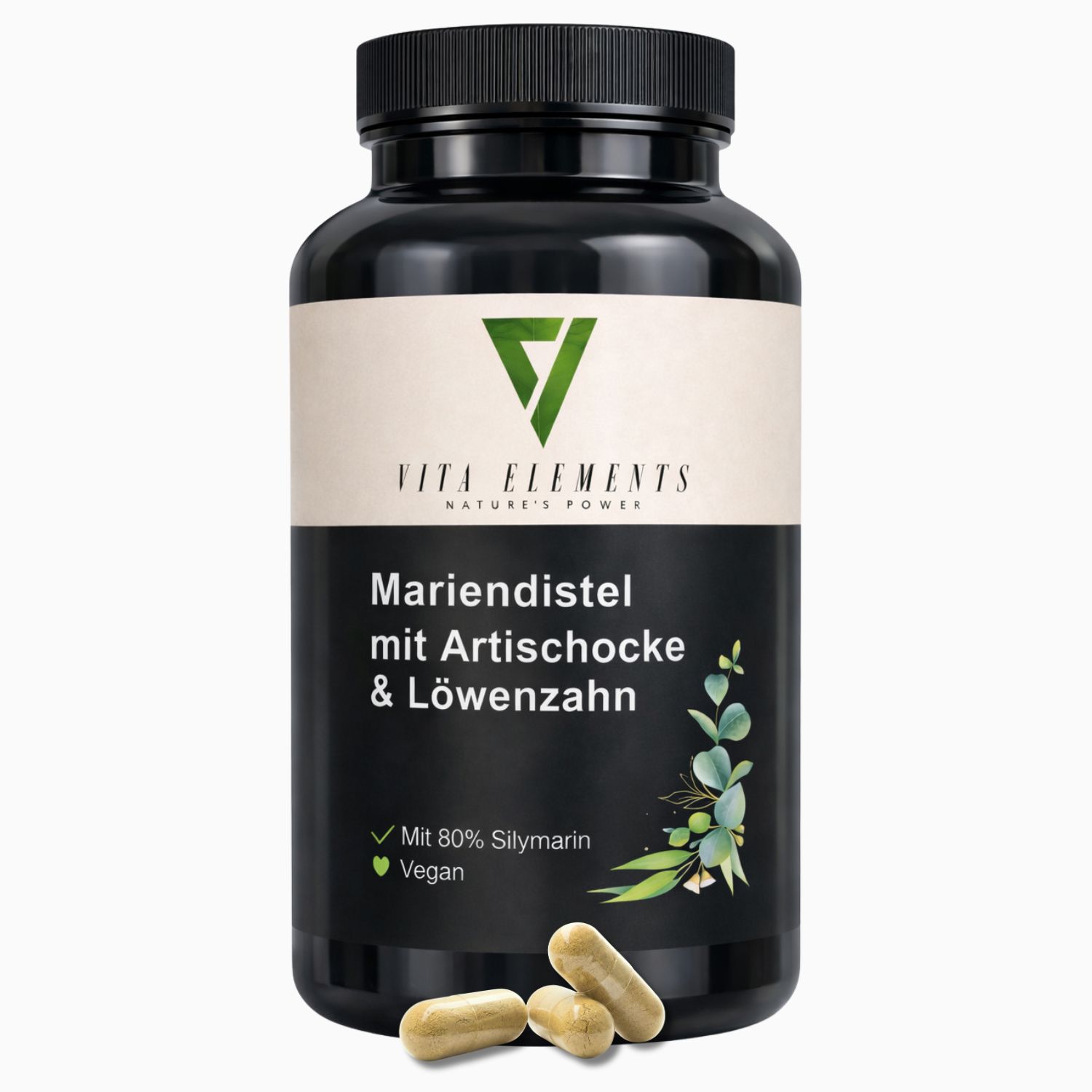 Vita Elements Mariadistel met artisjok & paardenbloem capsules 71 Capsules