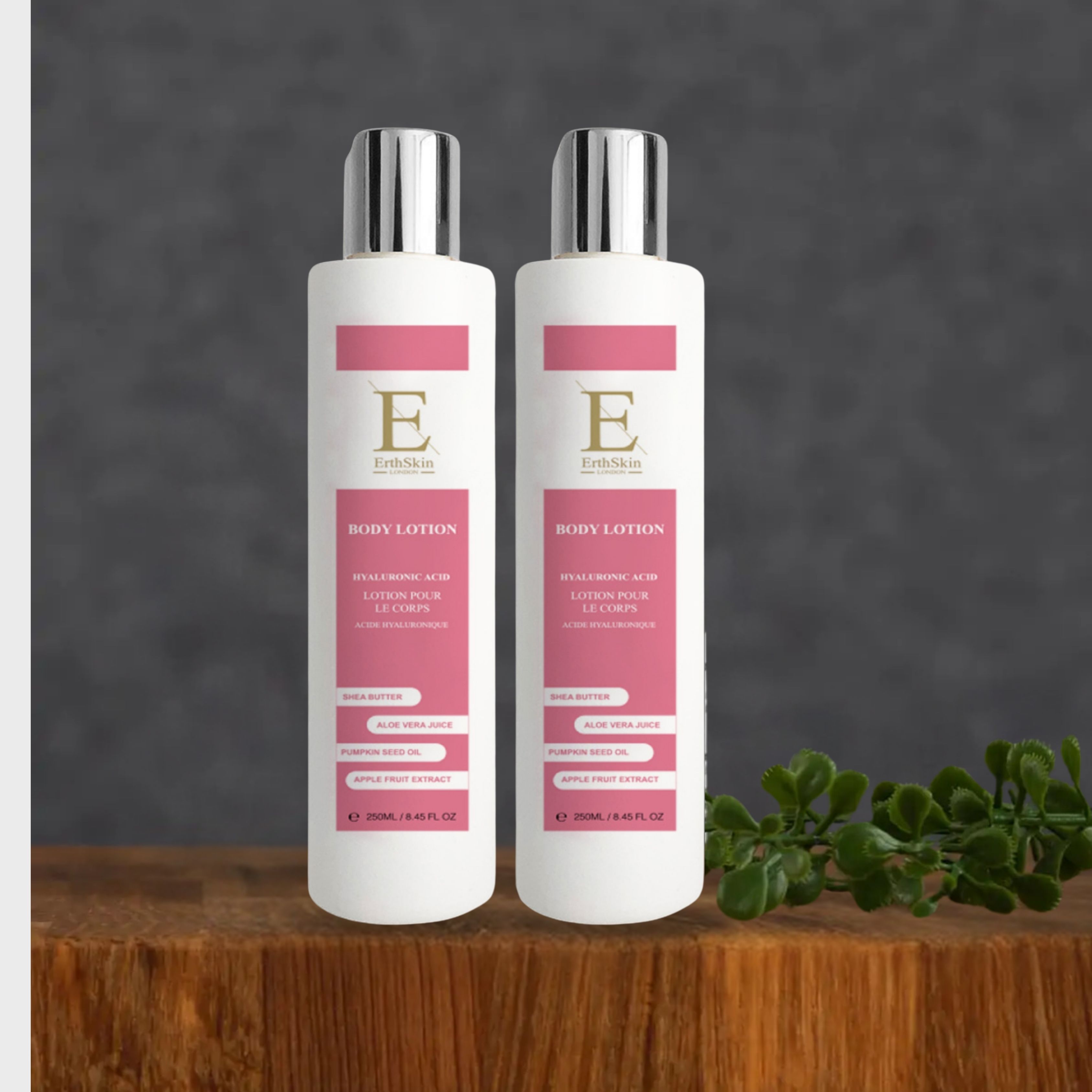 ErthSkin London  Hyaluronsäure + Kollagen Körperlotion set