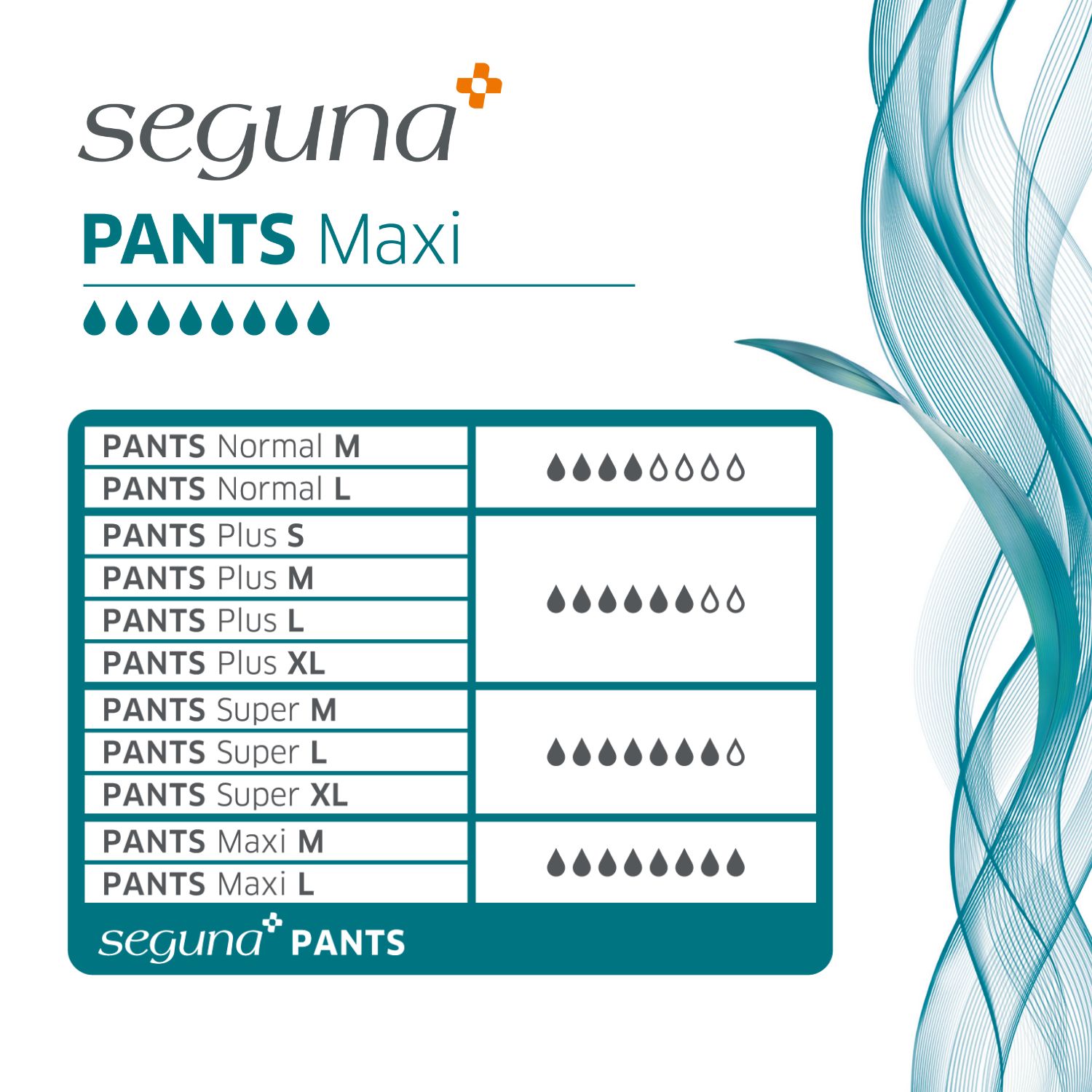 Seguna Pants Maxi 4x20 St