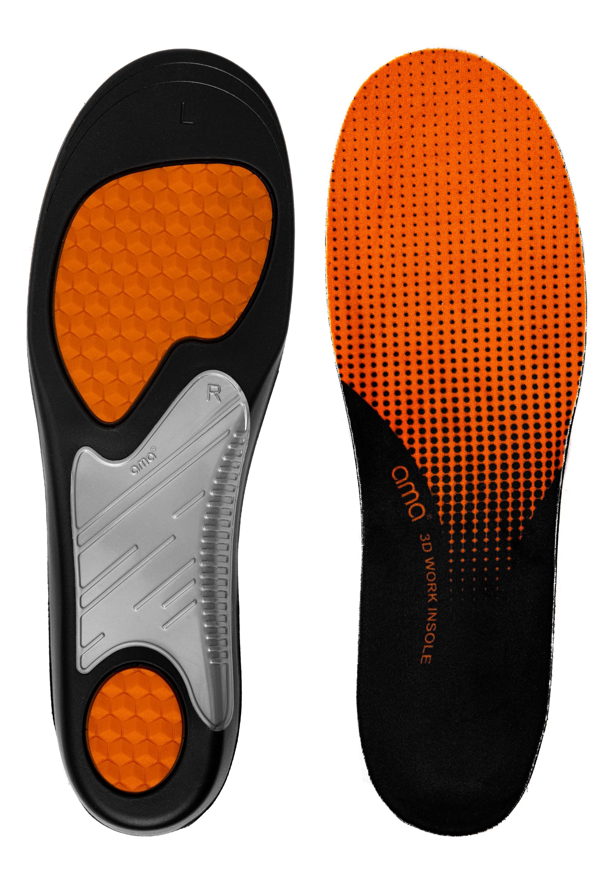 bama Einlegesohle black/orange