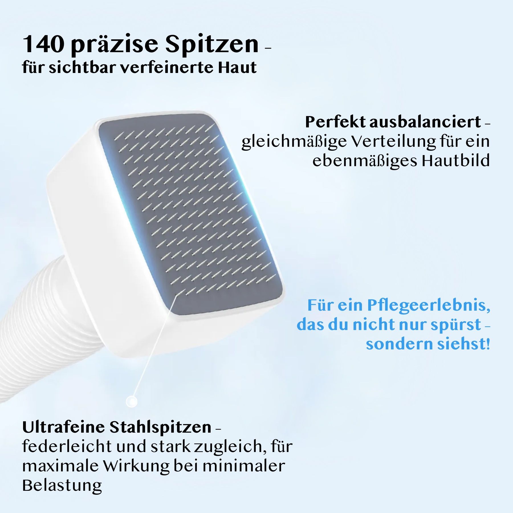 Derma Stamp Dermapen Mesoroller 140A Edelstall Nadeln