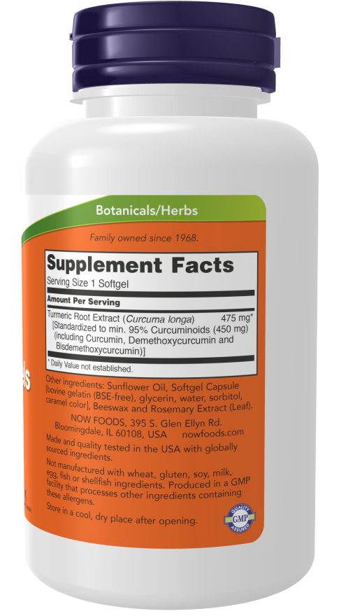 Now Foods Kurkuma Curcumin
