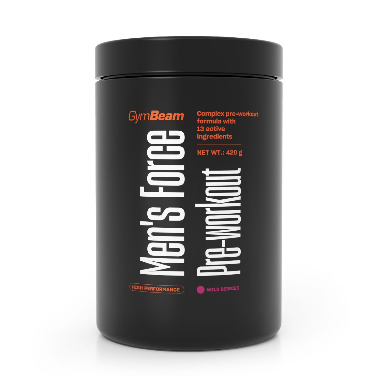 GymBeam Men‘s Force Pre-Workout vegan Pulver 420 g