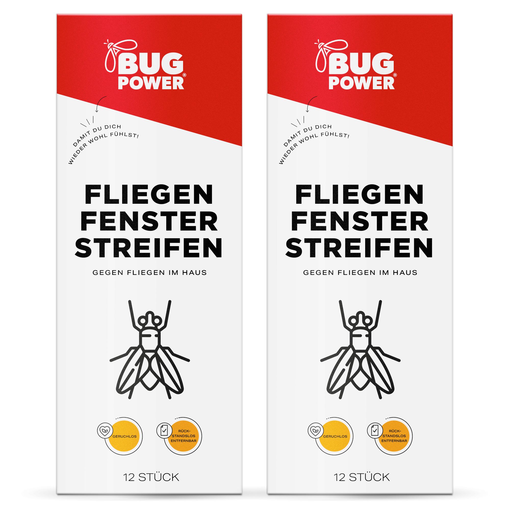 SILBERKRAFT Fliegen Fensterstreifen