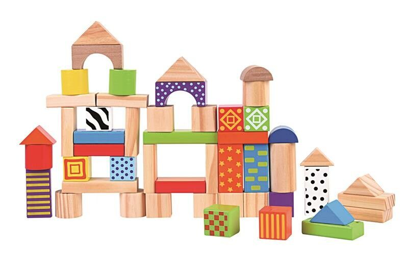 ToyToyToy, Bausteine im Eimer, bunt