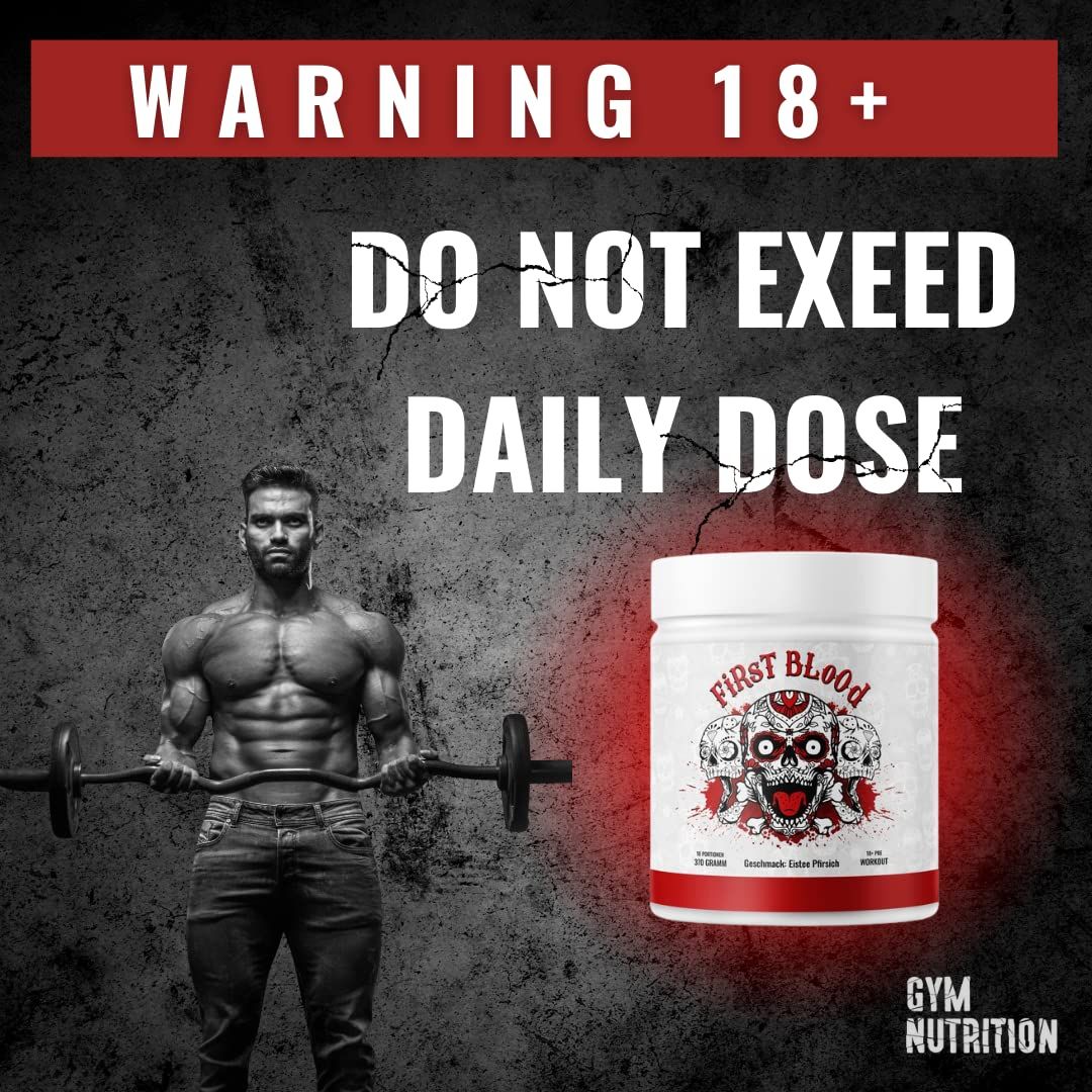 Gym Nutrition First Blood 2 Pre Workout Booster Pulver