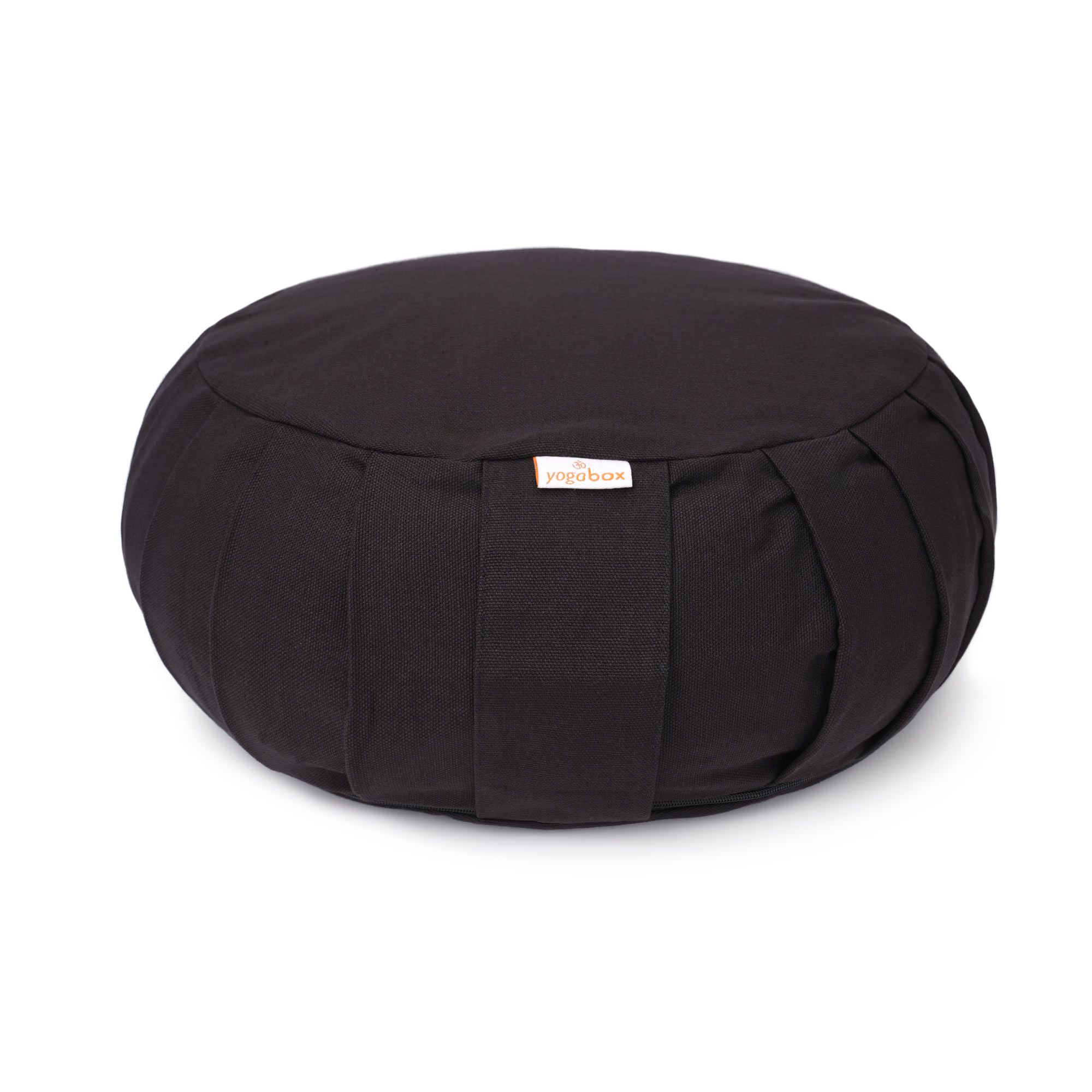 yogabox Meditationskissen / Yogakissen Zafu Basic mit ZIP - schwarz 31 x 15,0 cm 1 St
