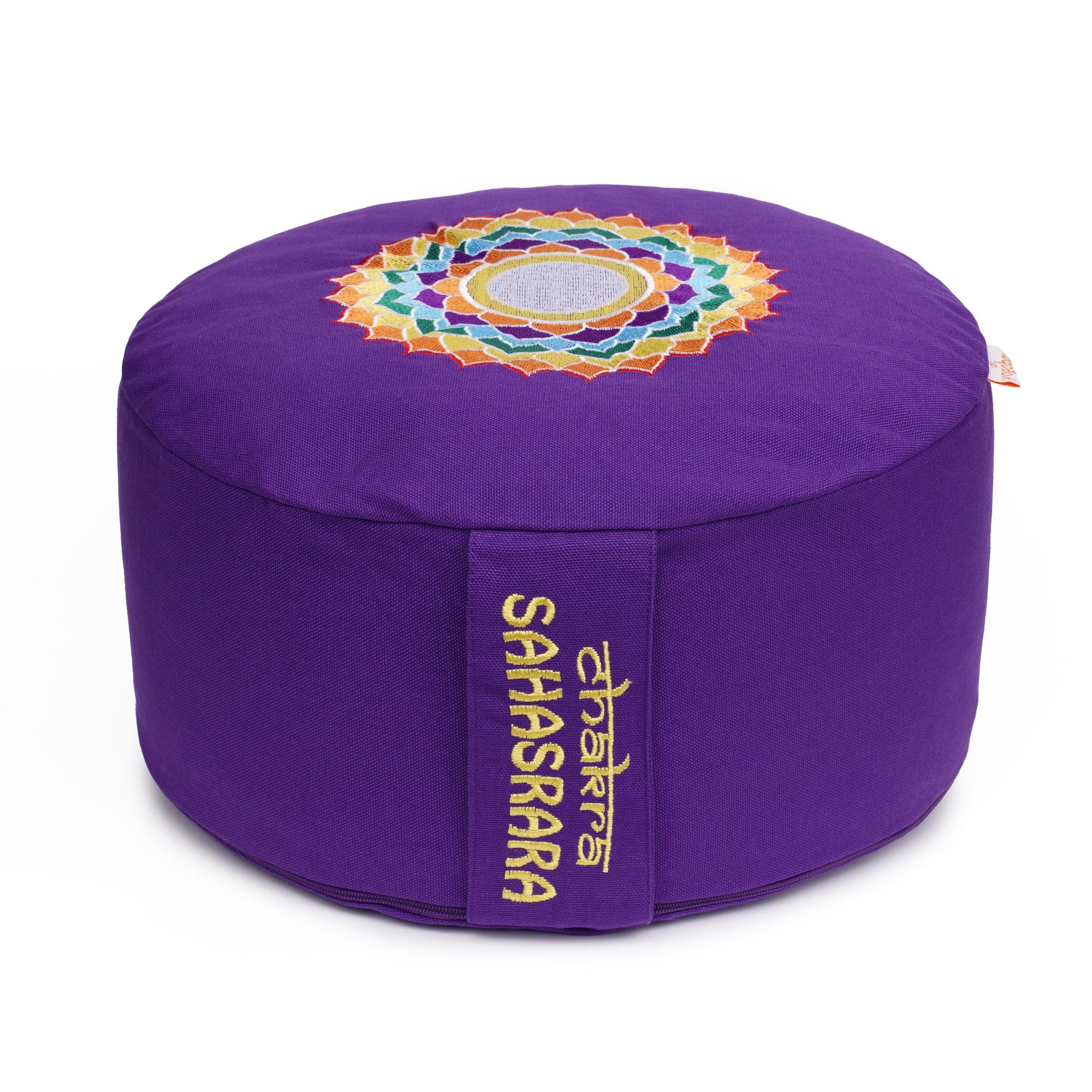 yogabox Yogakissen Chakra - lila / Symbol: Kronen-Chakra (Sahasrara) 33 x 15,0 cm 1 St