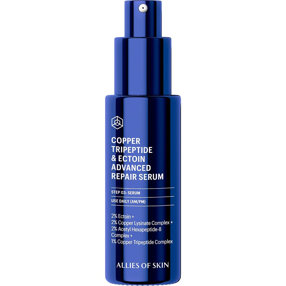 ALLIES OF SKIN Copper Tripeptide and Ectoin Advanced Repair Face Serum