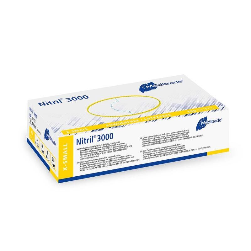Meditrade Nitril® 3000 Nitrilhandschuh 10 St Handschuhe