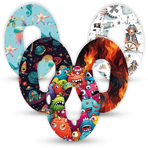 Diasticker® Dexcom G6 Fixiertapes "Playtime Collection"