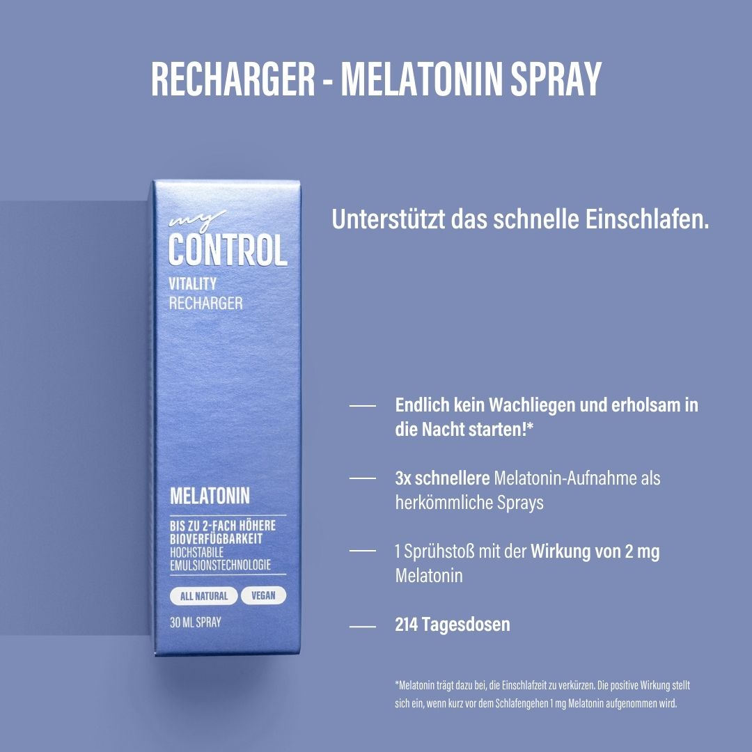 my Control® Vitality Recharger - Melatonin Spray