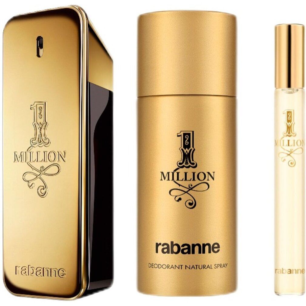 Paco Rabanne 1 Million Eau De Toilette Spray  Set 3 Artik