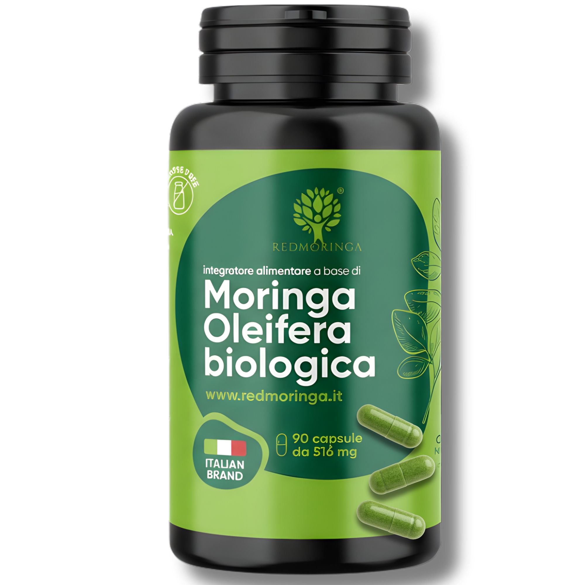 RedMoringa BIO Moringa Oleifera 90 Kapseln 1 St