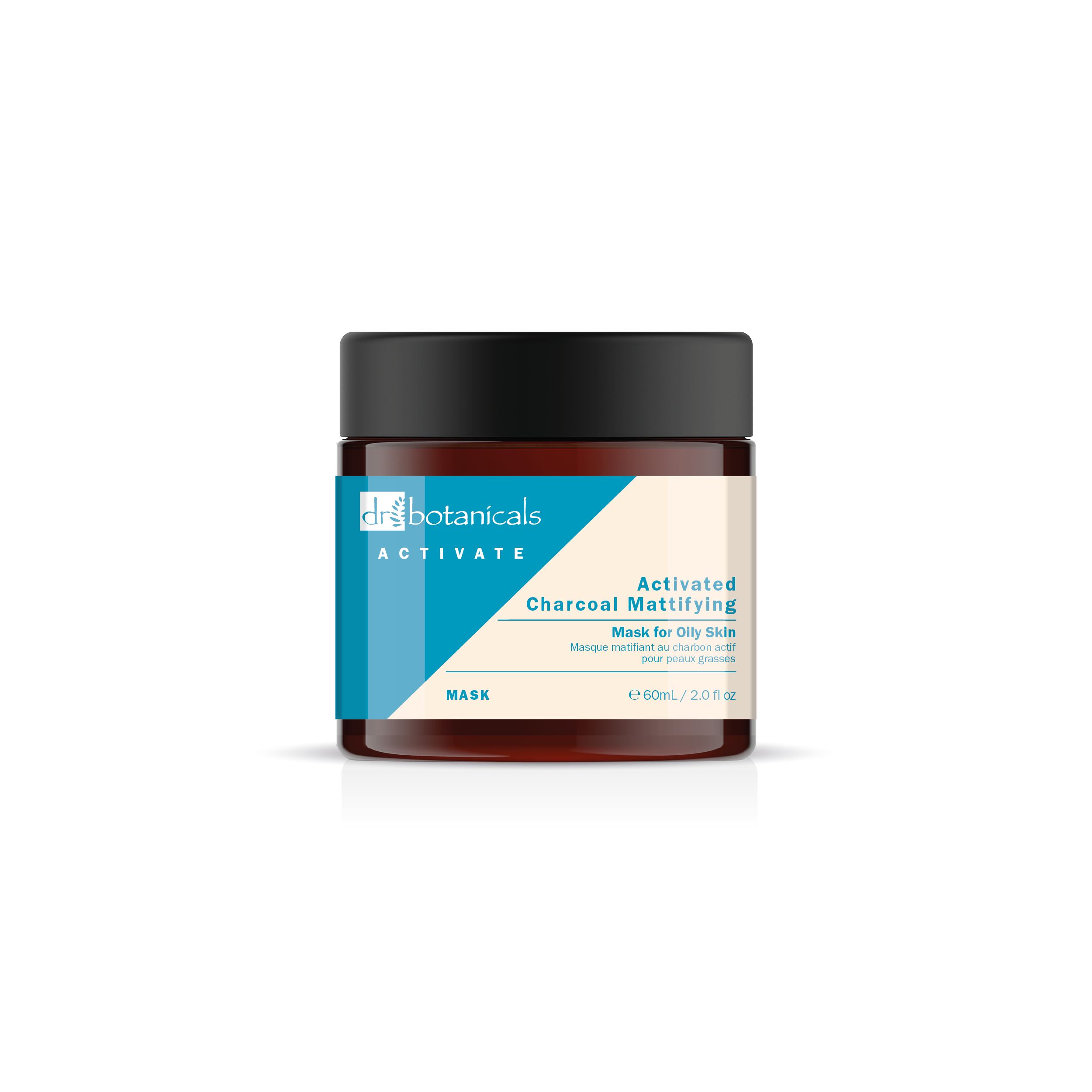 Dr Botanicals Activated Charcoal Mattifying Mask for Oily Skin 60 ml