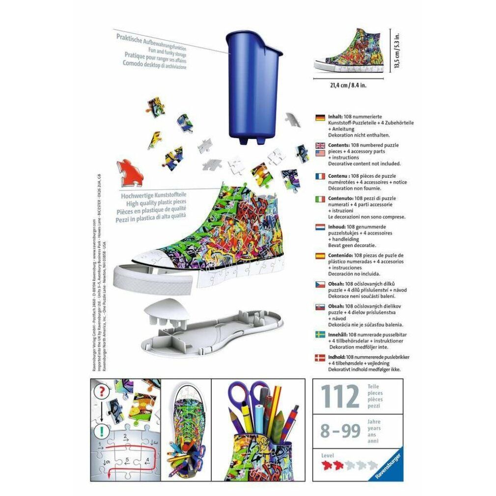 Ravensburger 3D Puzzle - Sneaker Graffiti