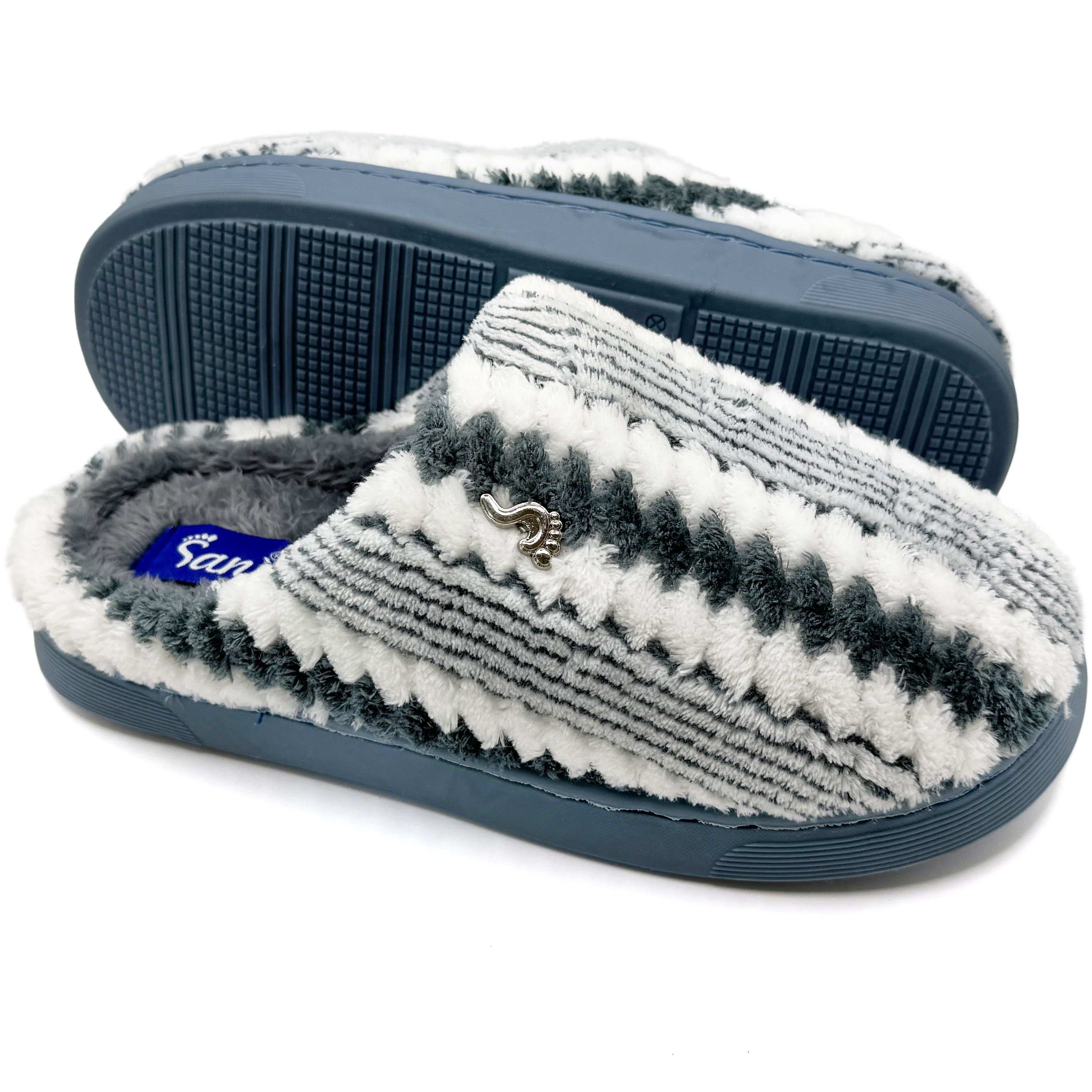 Sanì Pantofole Donna Invernali in Pelliccia con Memory Foam