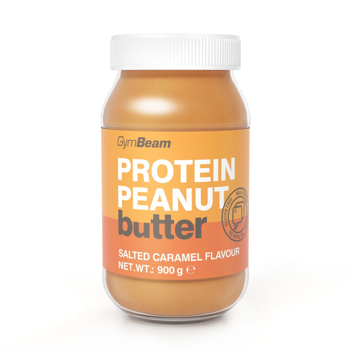 GymBeam Protein-Erdnussbutter Erdnussaufstrich mit Protein 900 g